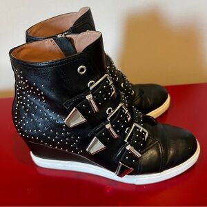 Linea Paolo wedge sneaker booties - size 7.5
